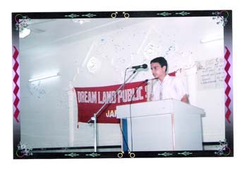 Student Participating in Debate competition at DreamLand Hr.